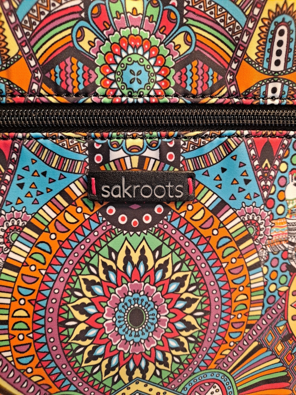 Sakroots Multicolor Mandala Llama Rainbow Wanderlust On The Go Laptop Sleeve - Picture 2 of 10
